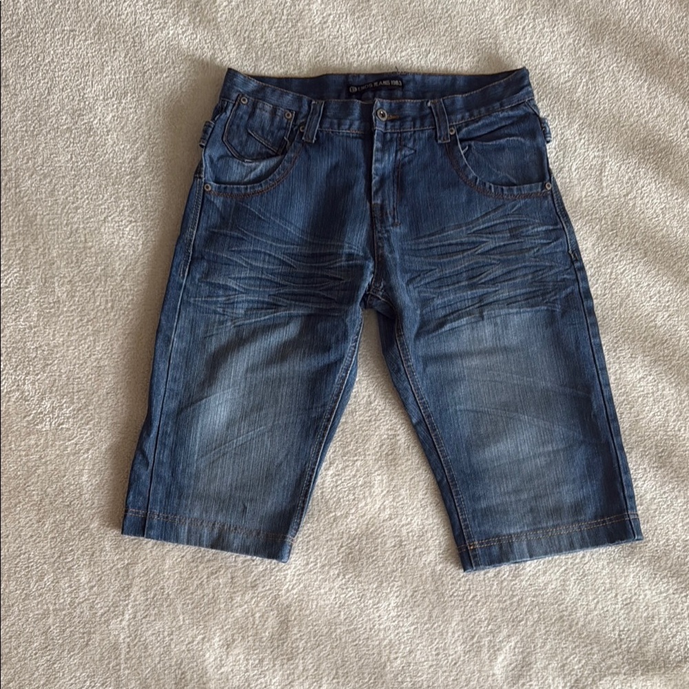 Men's Vintage Y2K Blue Denim Shorts
